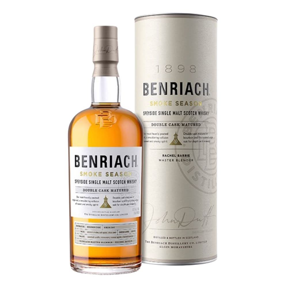 The BenRiach Smoke Season Double Cask Matured Single Malt Scotch Whisky 750ml