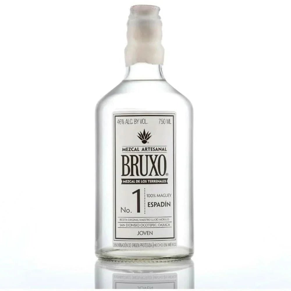 Bruxo Mezcal Artesanal Joven No. 1 Espadin 750ml