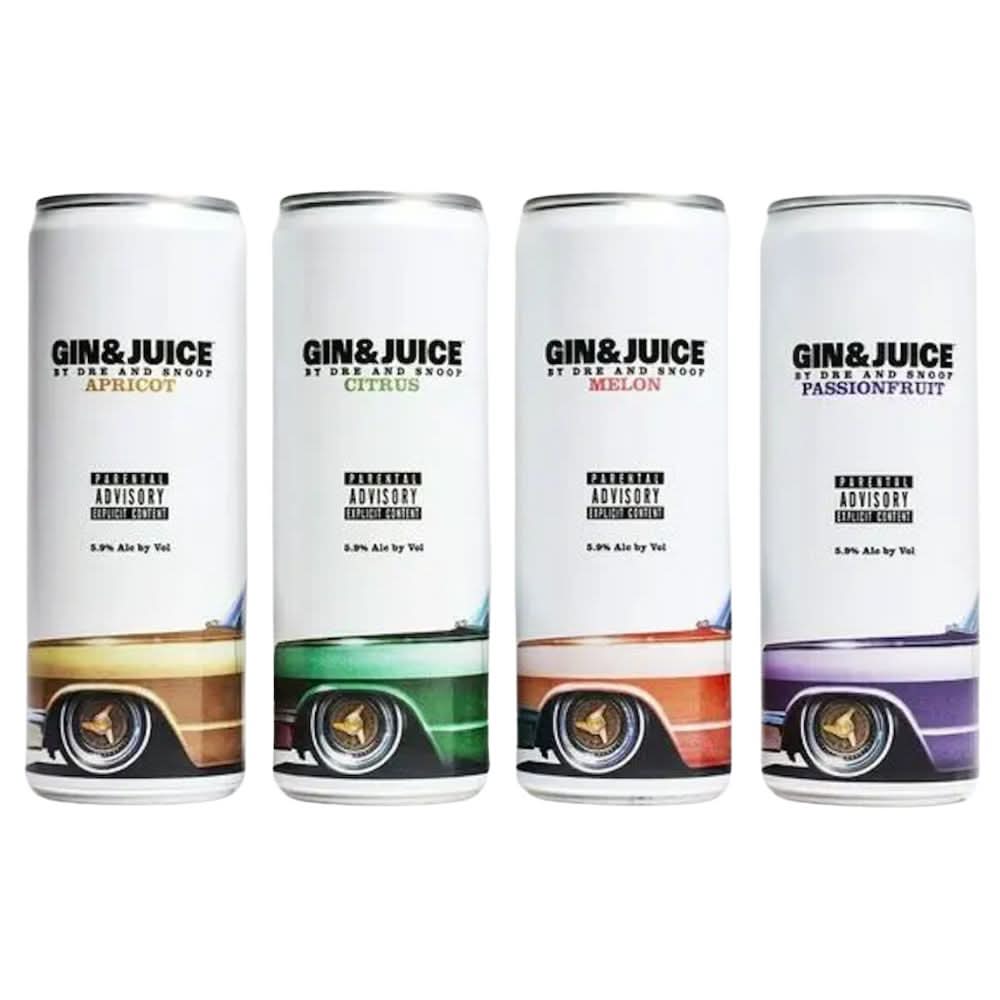 Gin & Juice By Dre And Snoop Ready-to-Drink Variety 8-Pack