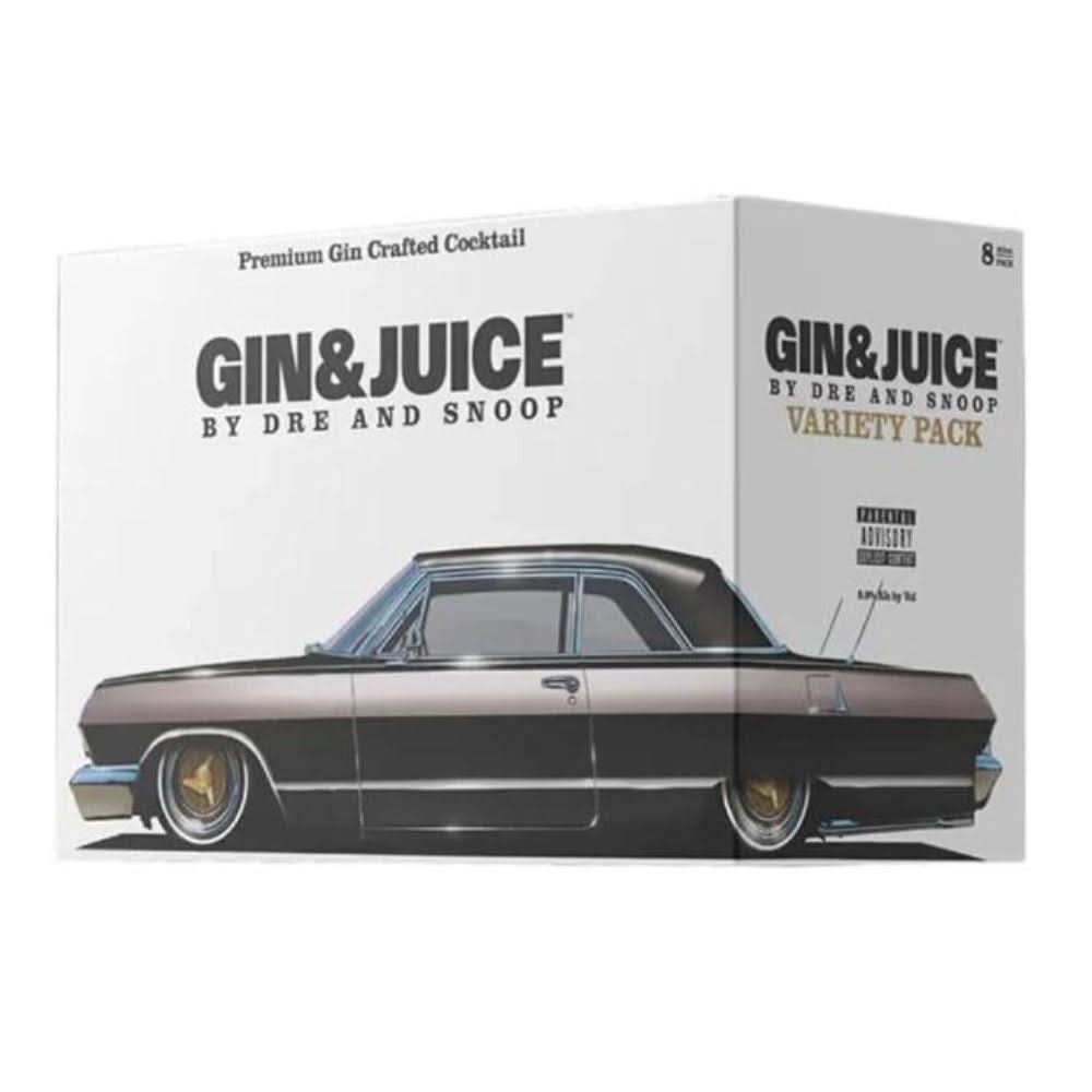Gin & Juice By Dre And Snoop Ready-to-Drink Variety 8-Pack