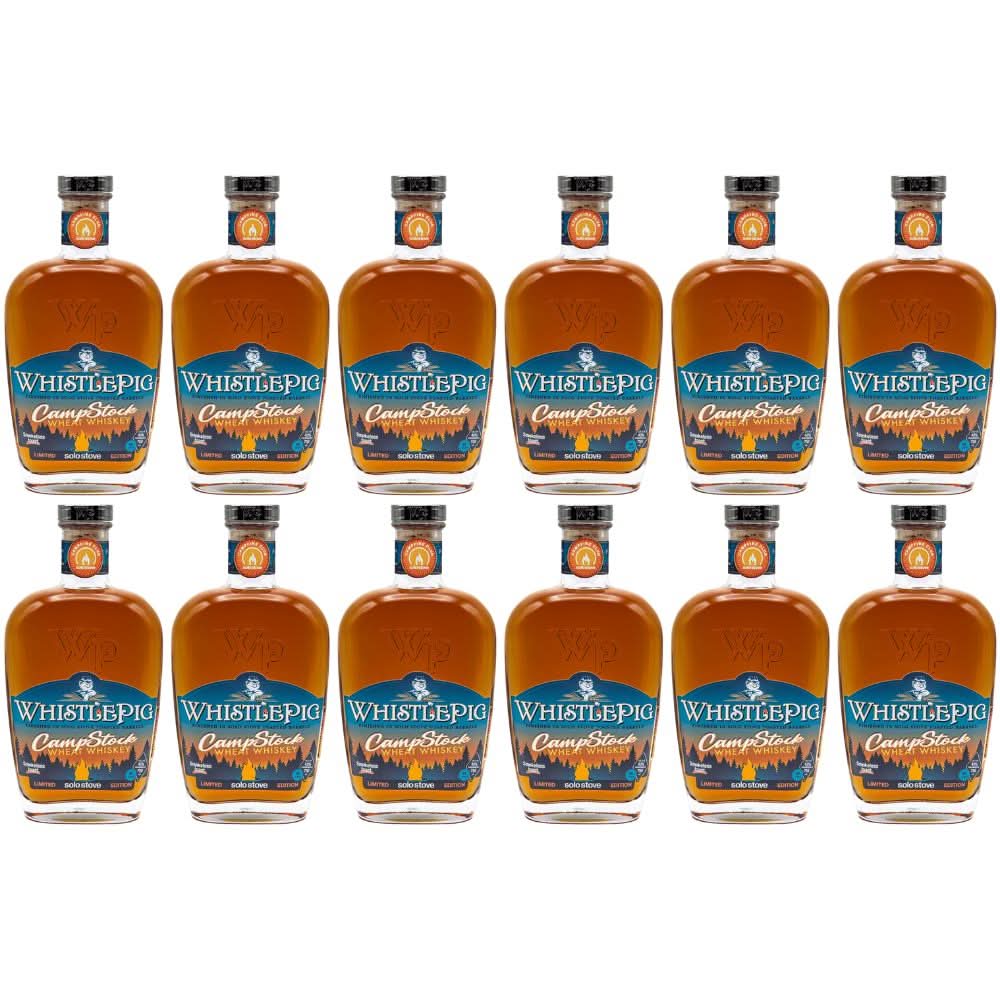 WhistlePig CampStock Wheat Whiskey 750ml Bundle 6 Pack