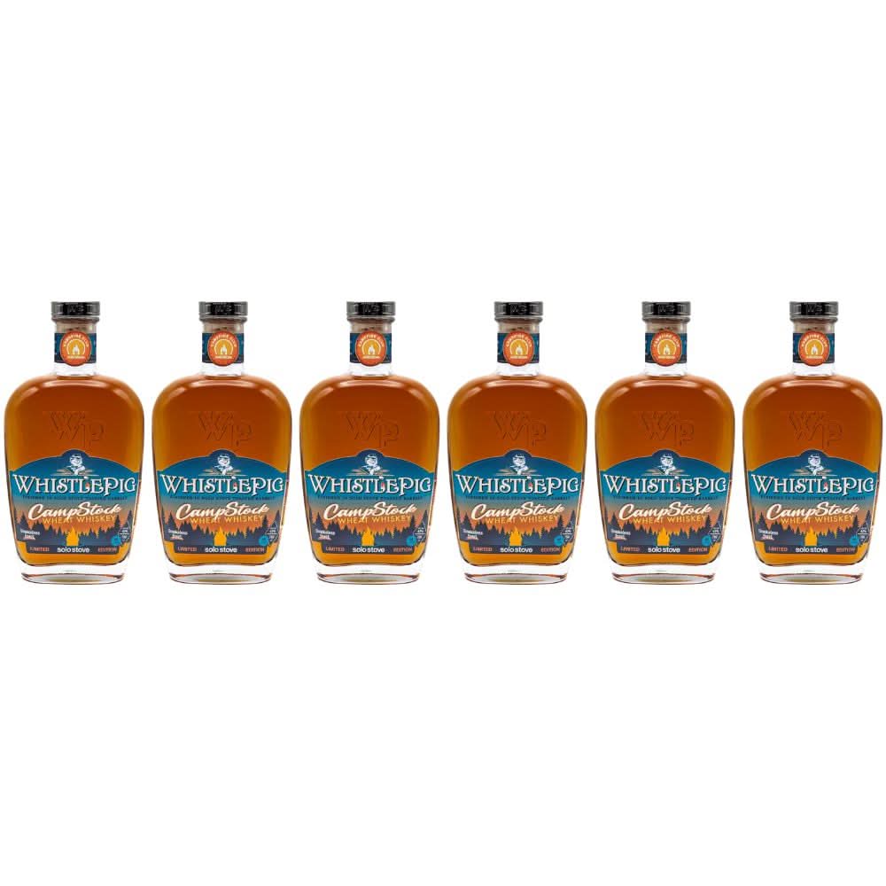 WhistlePig CampStock Wheat Whiskey 750ml Bundle 3 Pack