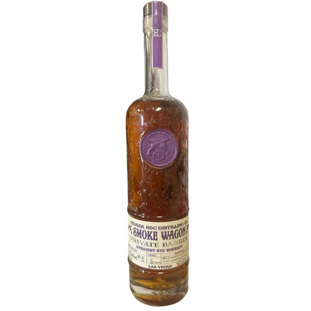 Smoke Wagon Private Barrel 6 Year Old California 2 Straight Rye Whiskey 750ml