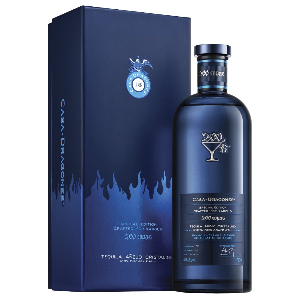 Casa Dragones 200 Copas Karol G Special Edition Cristalino Anejo Tequila 750ml