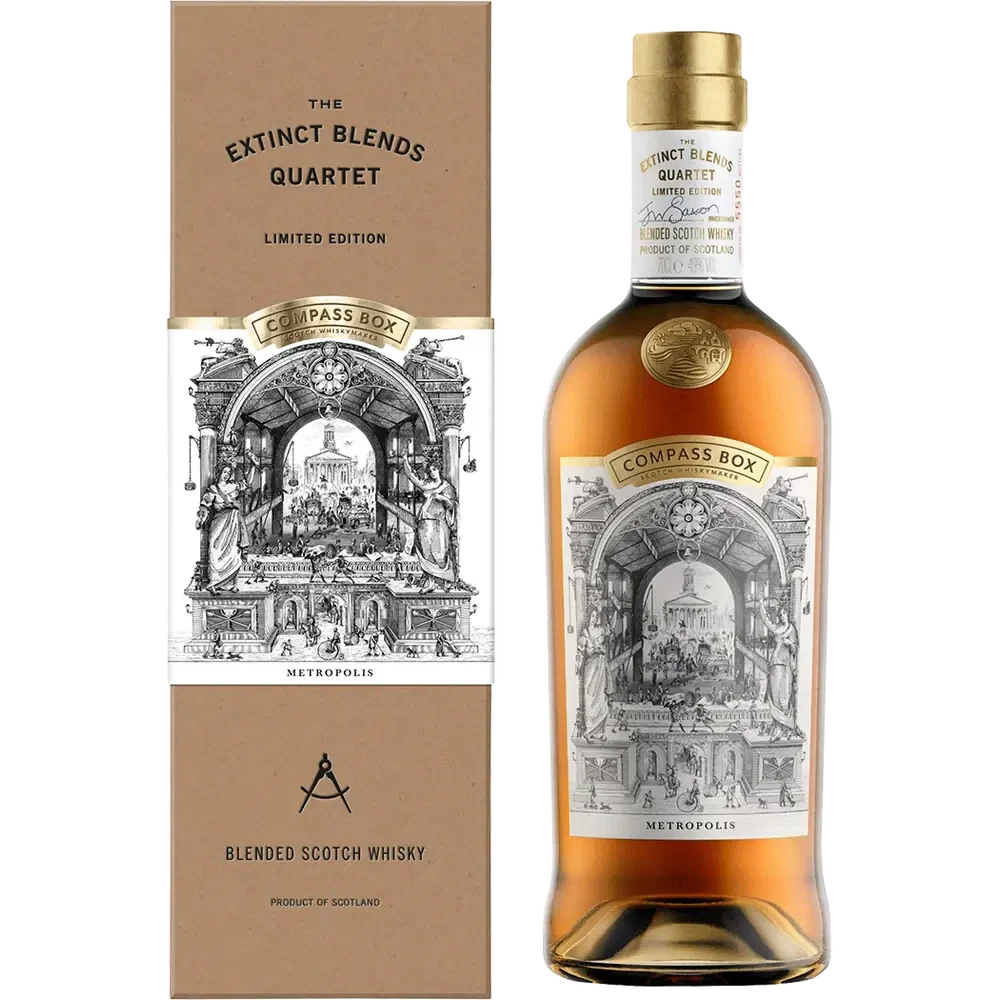Compass Box The Extinct Blends Quartet Metropolis Limited Edition Blended Scotch Whisky 750ml