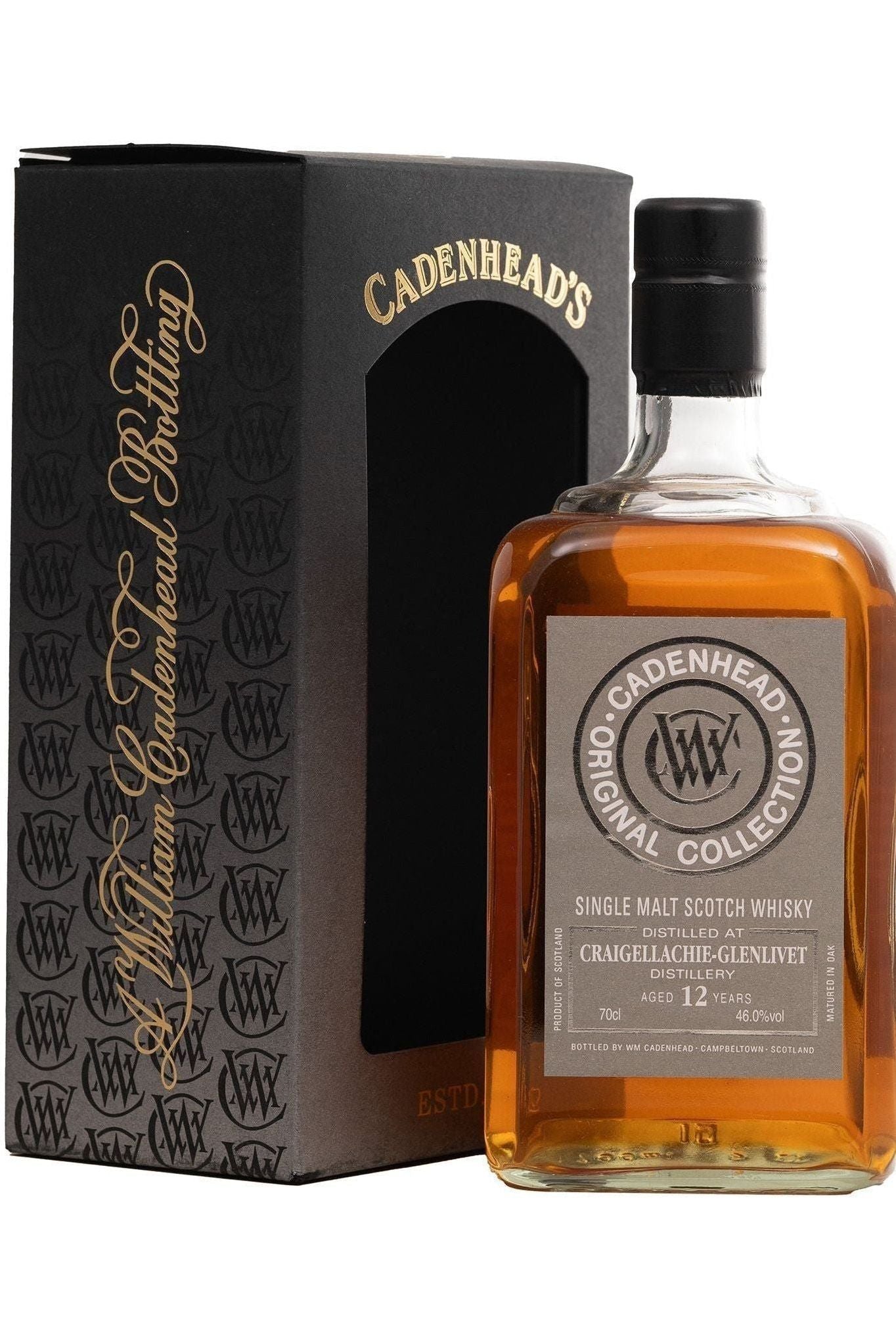 Cadenhead's Craigellachie Glenlivet 12 Year Old Single Malt Scotch Whisky 750ml