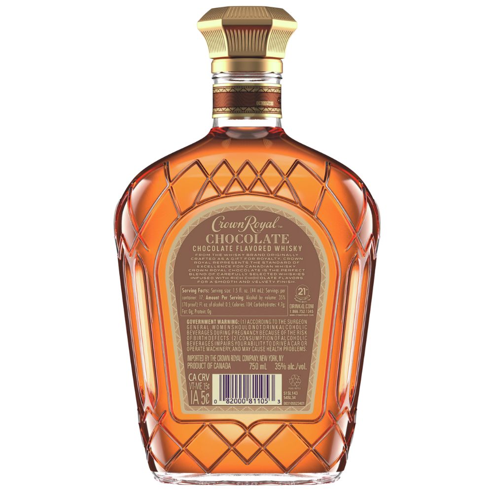 Crown Royal Chocolate Flavored Canadian Whisky Limited Edition Bundle 750ml 6 Pack