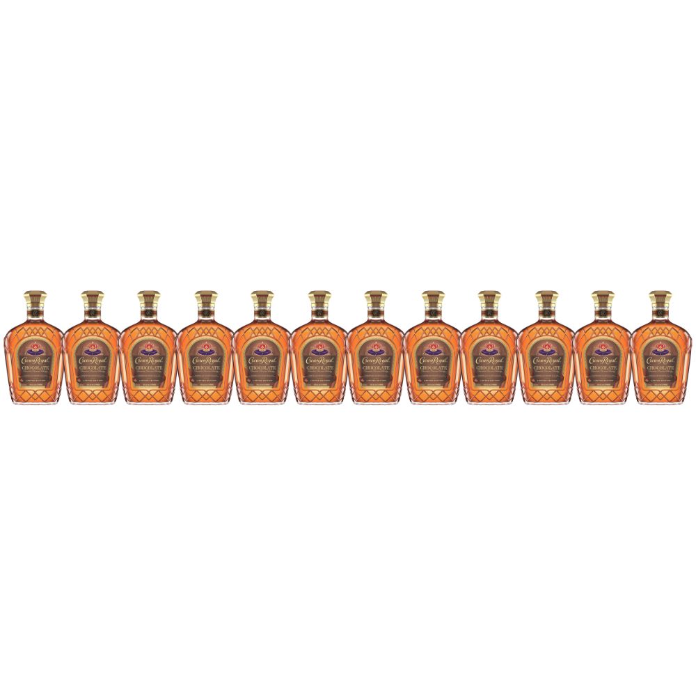 Crown Royal Chocolate Flavored Canadian Whisky Limited Edition Bundle 750ml 12 Pack