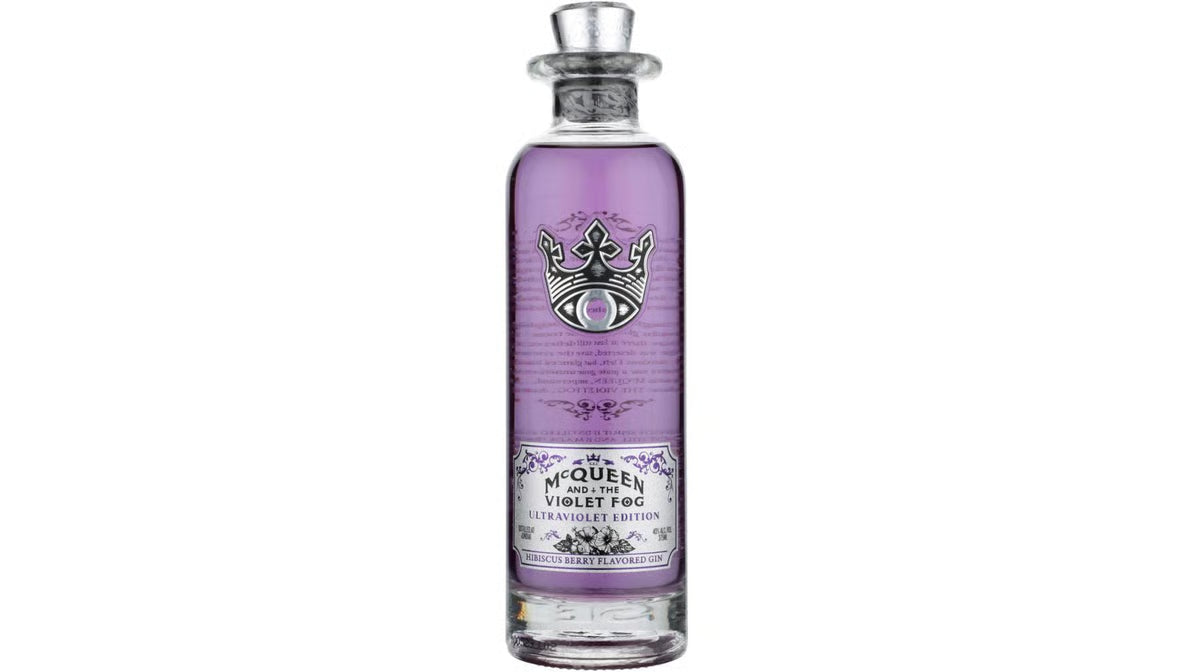 McQueen and The Violet Fog Ultraviolet Edition Hibiscus Berry Flavored Gin 375ml