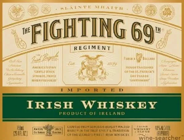 The Fighting 69th Irish Whiskey 750ml