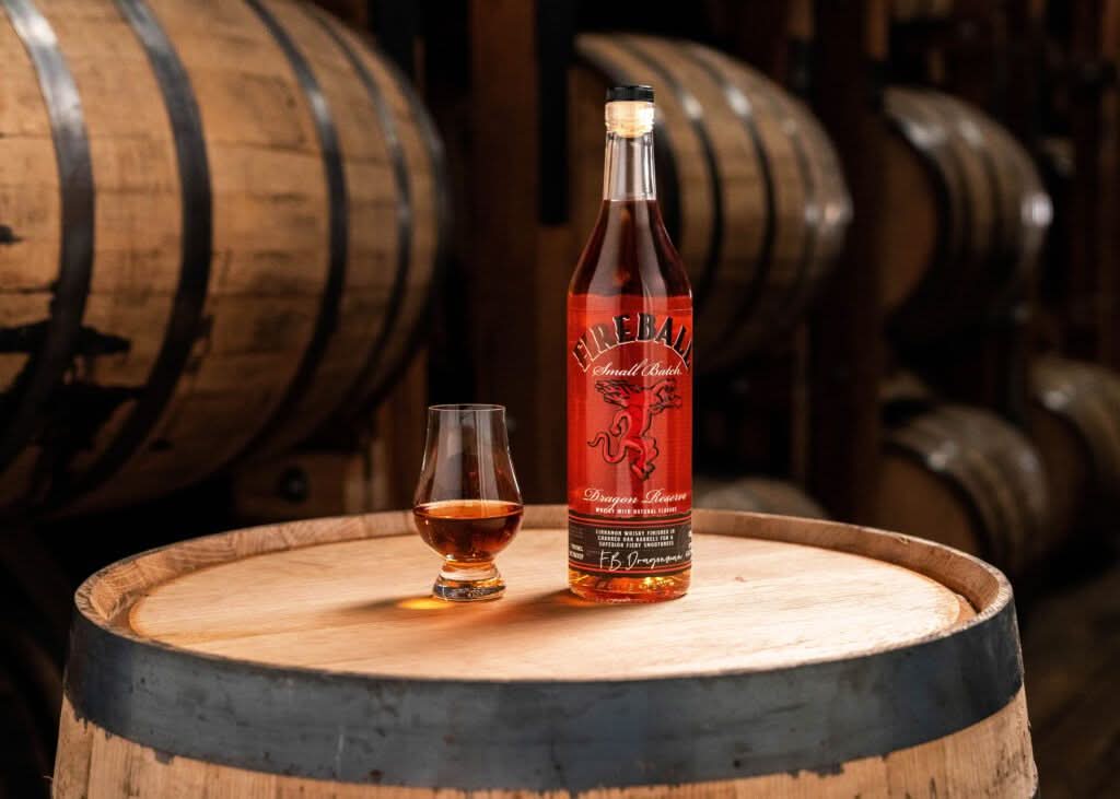 Fireball Dragon Reserve Small Batch Cinnamon Whiskey 750ml