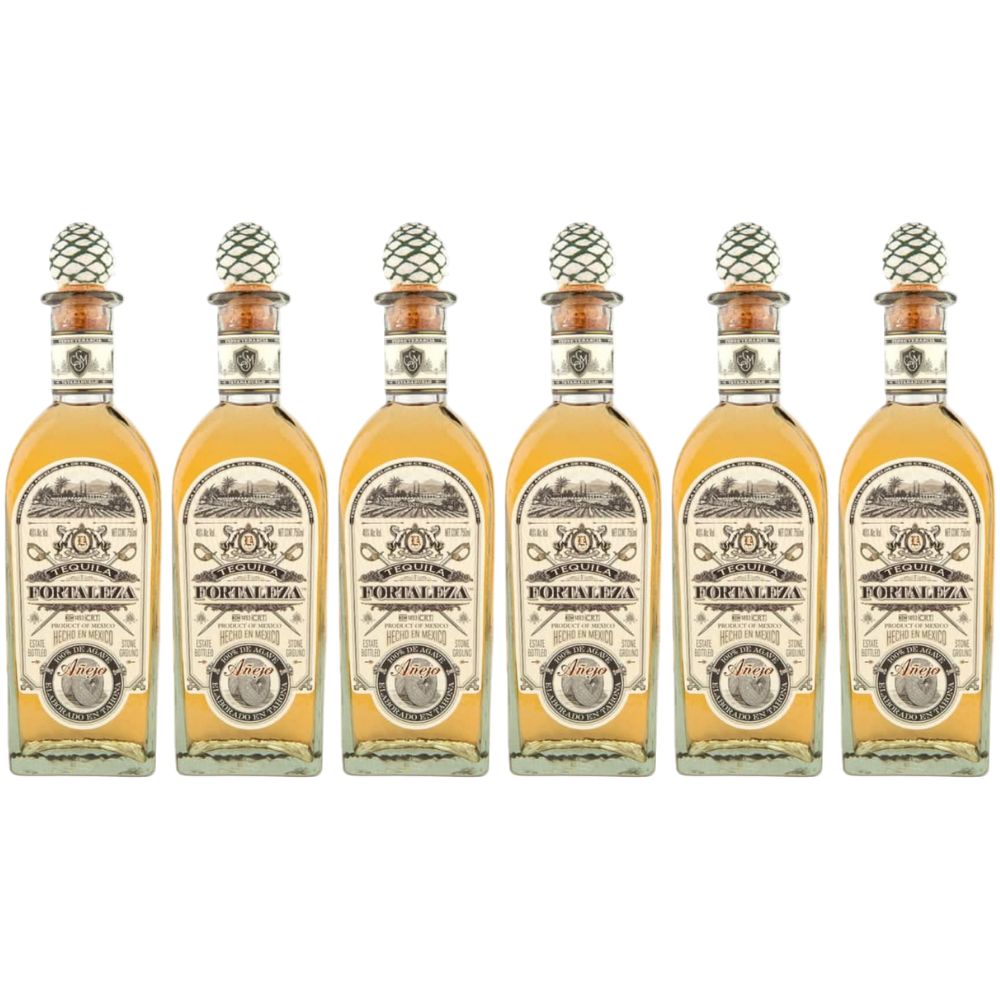 Fortaleza Tequila Anejo Bundle 750ml 6 Pack