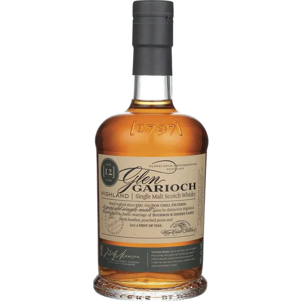 Glen Garioch 12 Year Old Single Malt Scotch Whisky 750ml