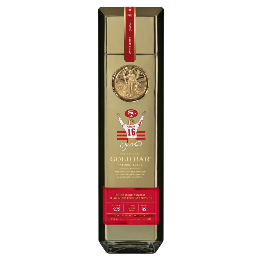 Gold Bar Joe Montana Limited Edition Blended 273 American Whiskey 750ml
