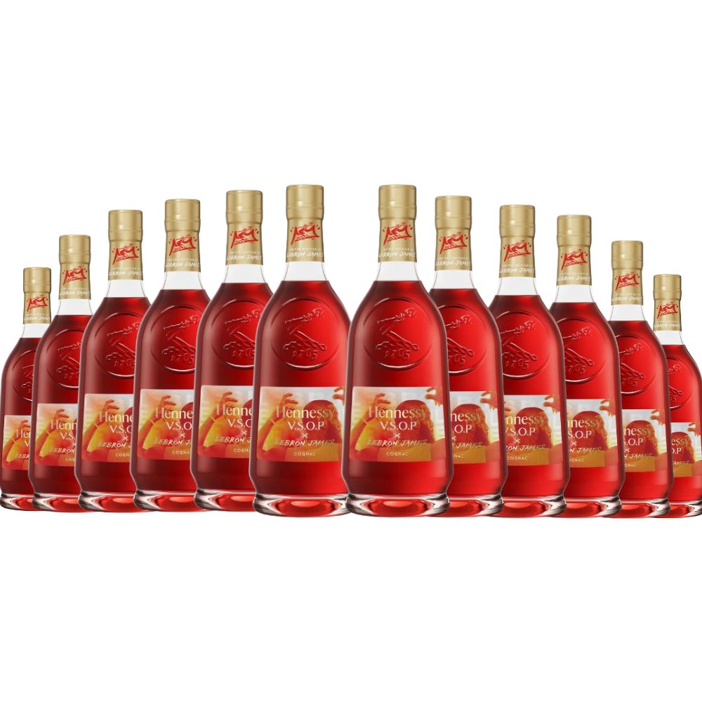 Hennessy V.S.O.P. x LeBron James Cognac 750ml Bundle 12-Pack