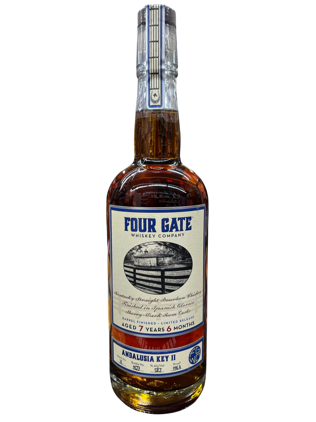 Four Gate 7 Year Old Andalusia Key Kentucky Straight Bourbon Whiskey 750ml