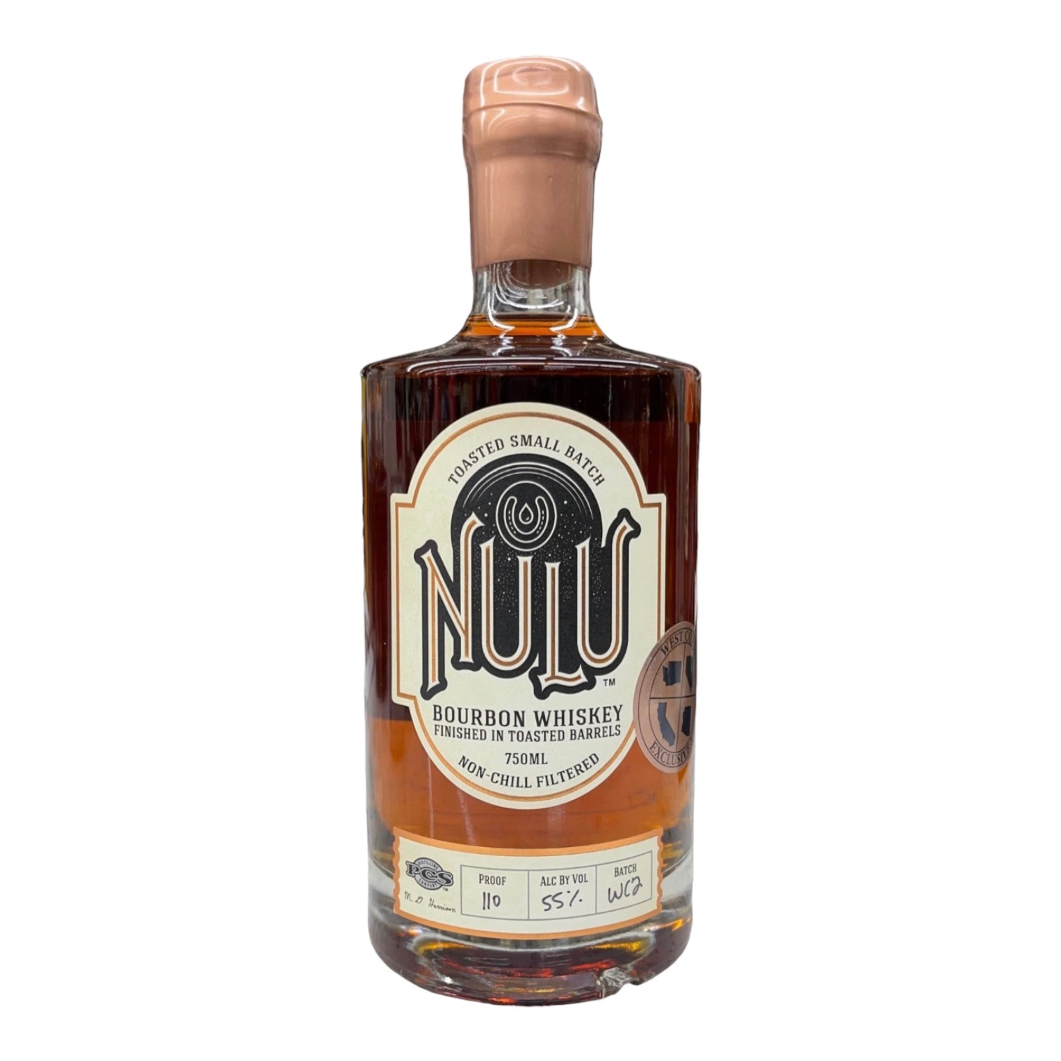 Nulu Toasted Small Batch Finished In Toasted Barrels 110 Proof Batch WC2 Whiskey
