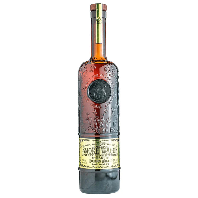 Smoke Wagon Uncut Unfiltered Straight Bourbon Whiskey 750ml