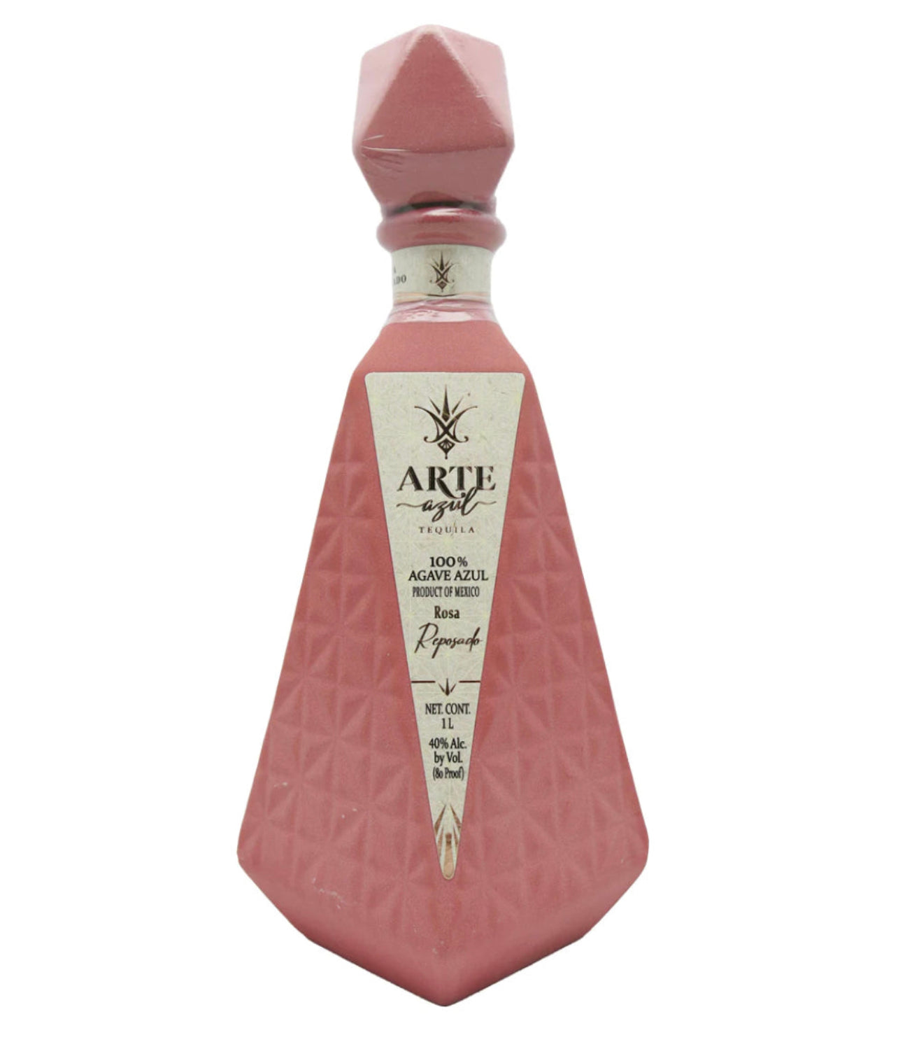 Arte Azul Ceramic Rosa Reposado Tequila 1Lt