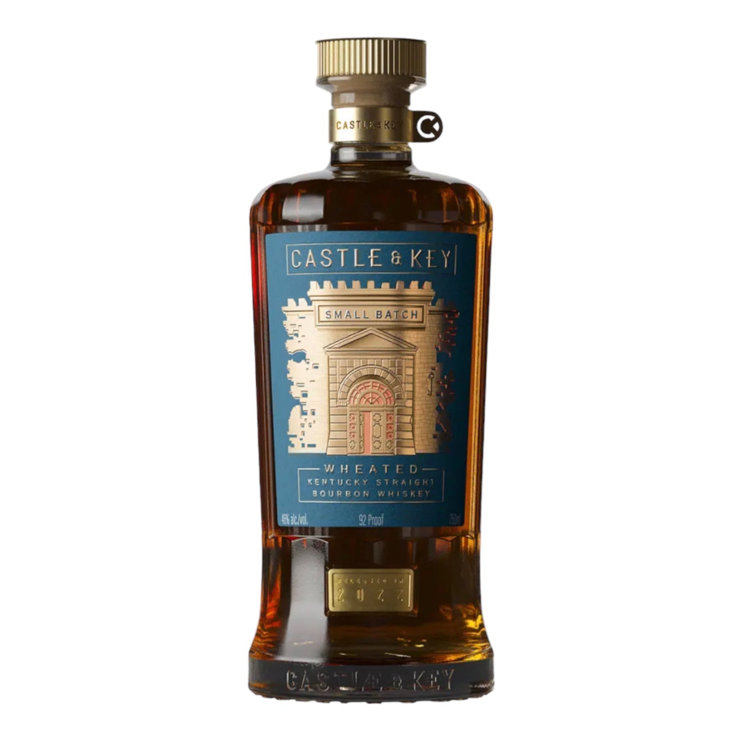 Castle & Key Small Batch Wheated Kentucky Straight Bourbon Whiskey 750ml