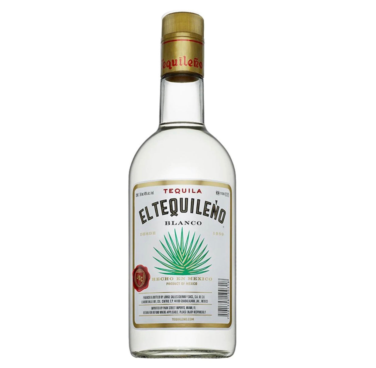 El Tequileno Blanco Tequila 750ml