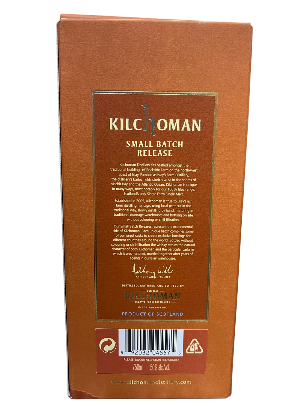 Kilchoman USA STR/Bourbon/Sherry No.7 Small Batch Release Single Malt Scotch Whisky 750ml