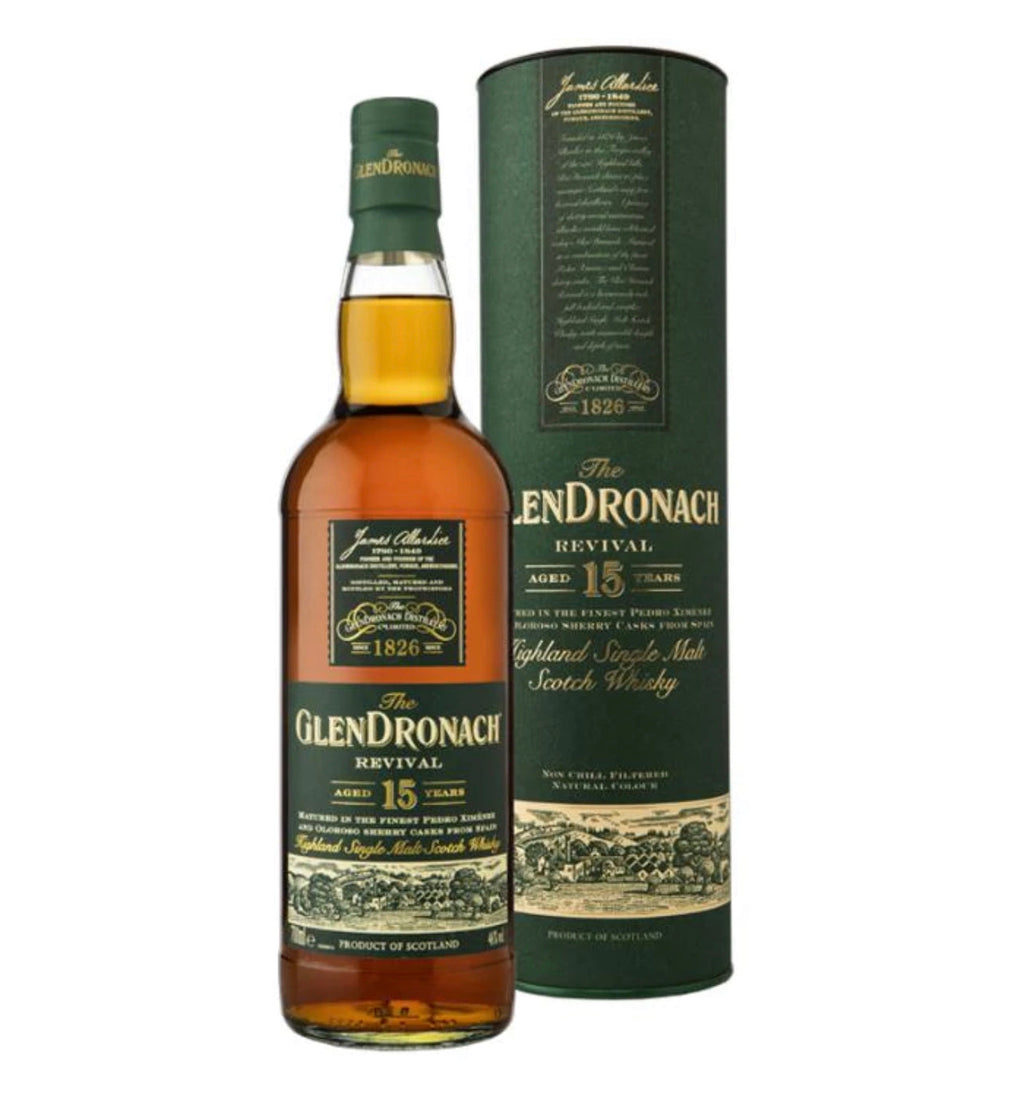 Glendronach Revival 15 Year Old Single Malt Scotch Whisky 750ml