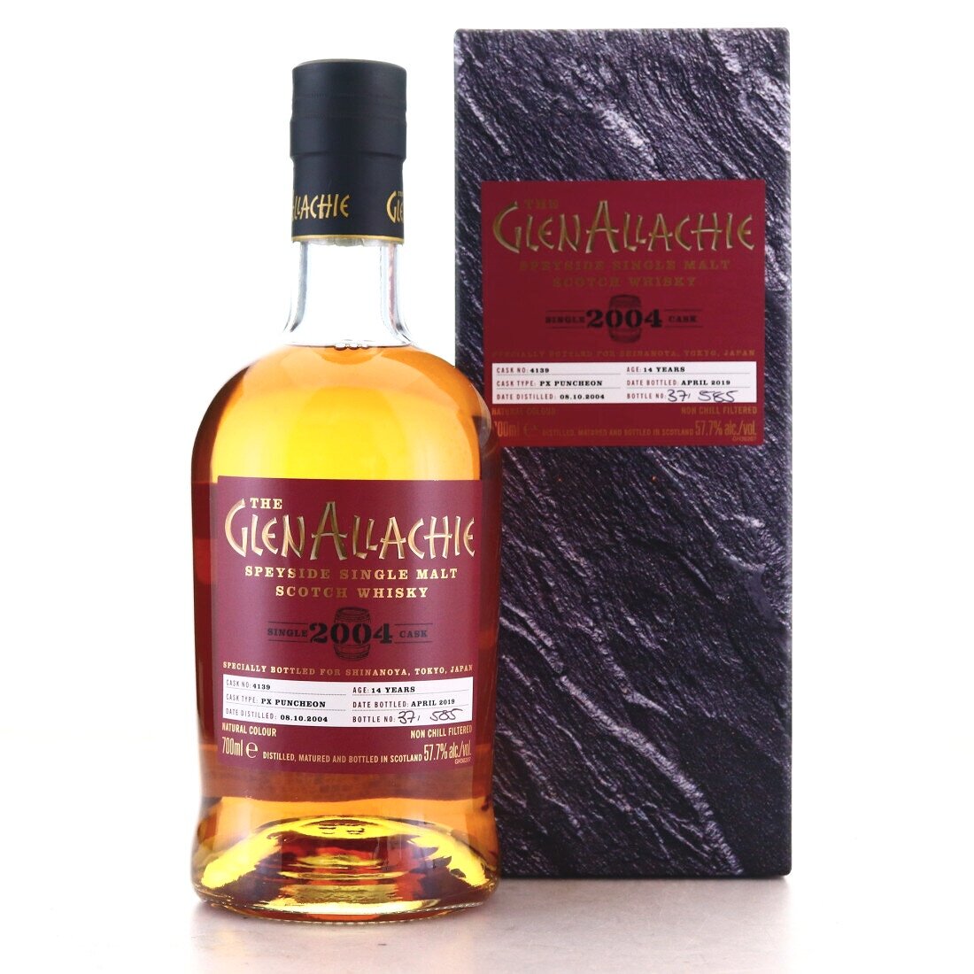 2004 GlenAllachie 14 Year Old  Single Cask Single Malt Scotch Whisky 700ml