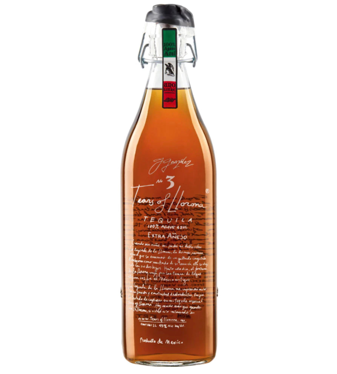 Tears of Llorona Extra Anejo Tequila 1Lt