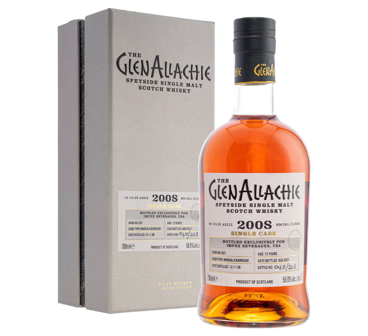 GlenAllachie 12 Year Old Single Malt Scotch Whisky 750ml