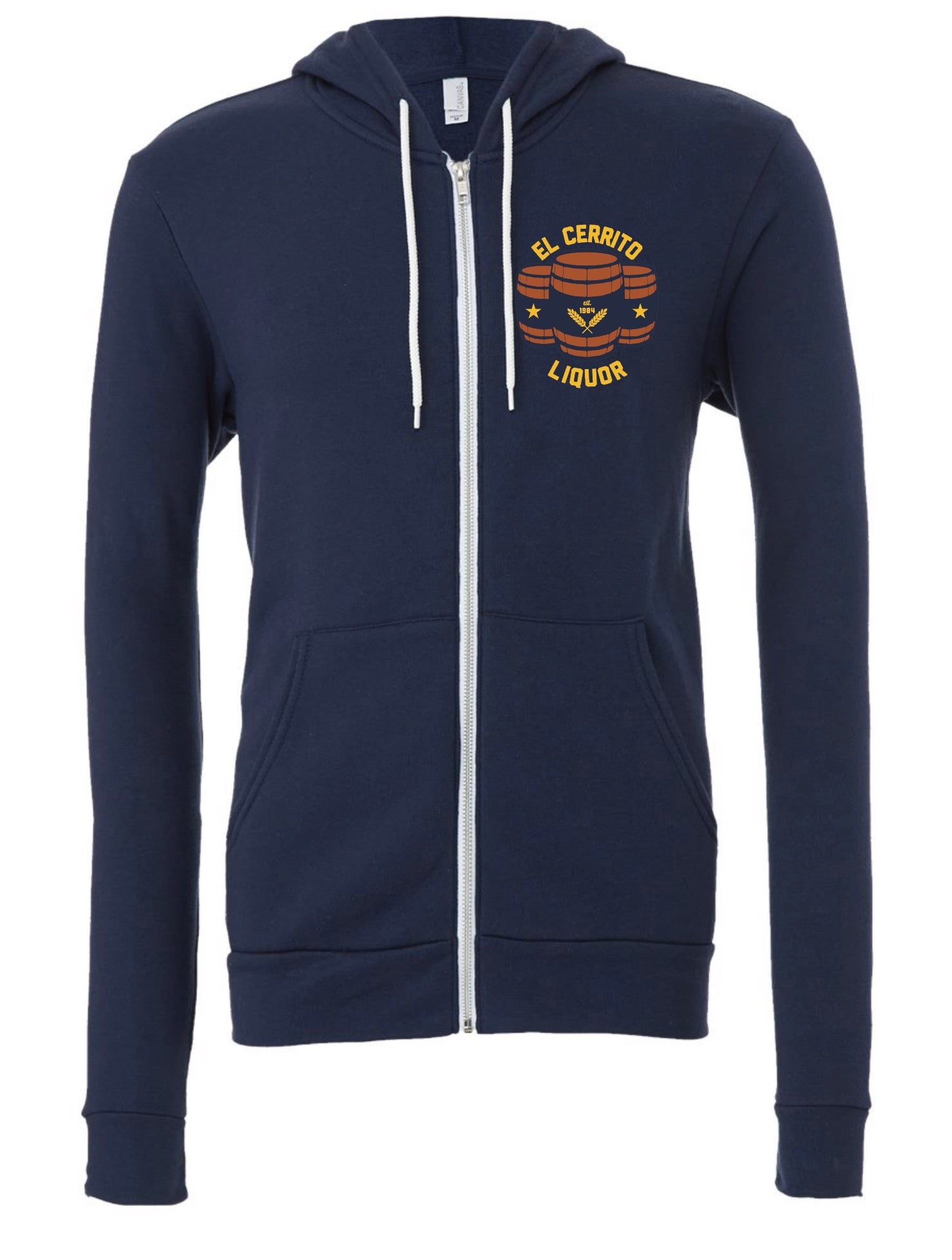EL Cerrito Liquor Fleece Full-Zip Hoodie Large