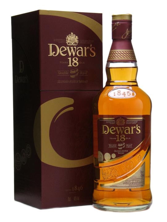 Dewar's 18 Year Old The Vintage Double Aged Blended Scotch Whisky 700ml