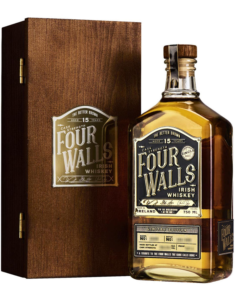 Four Walls Cask Strength 15 Year Old Irish Whiskey 750ml