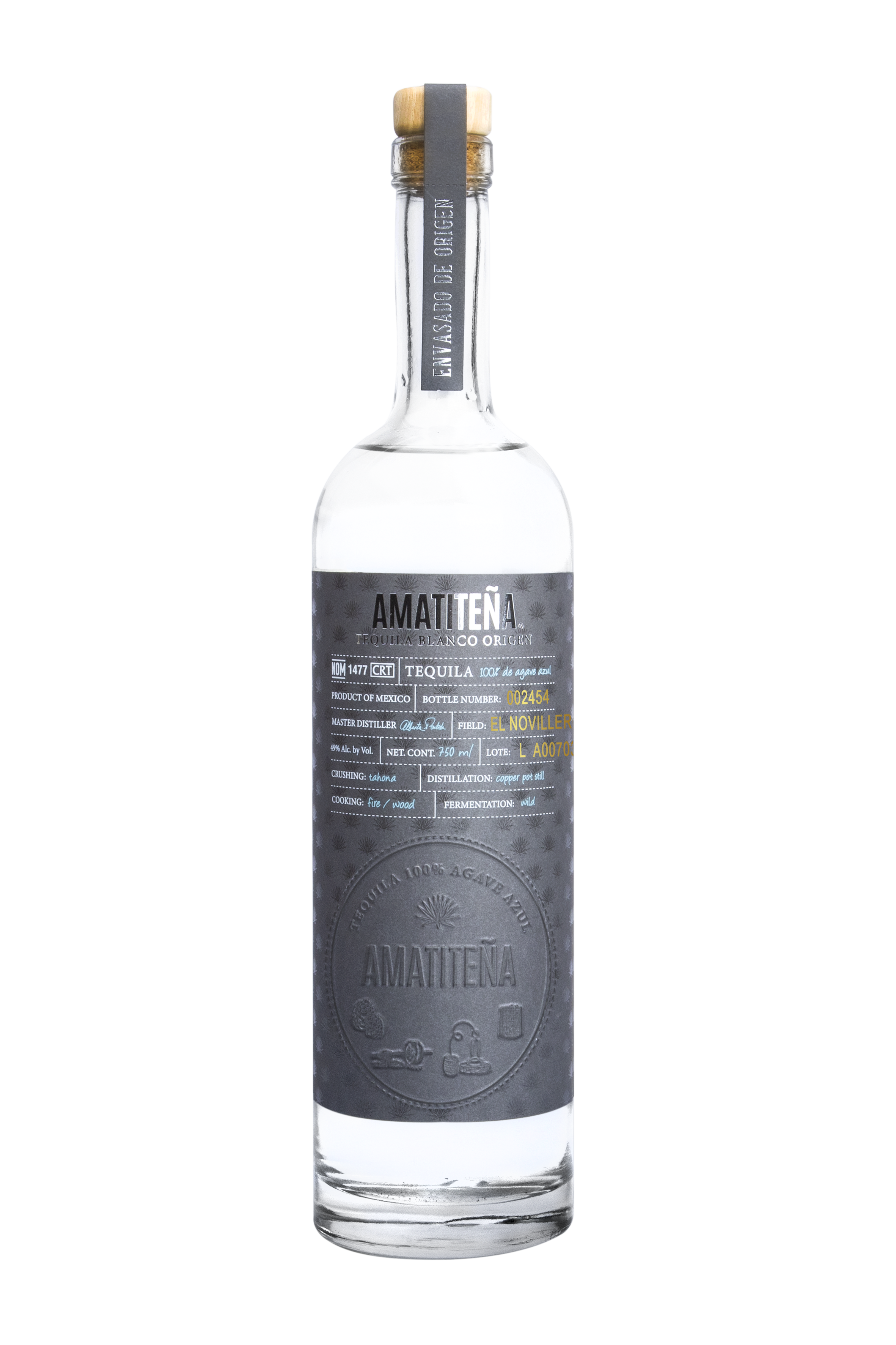 Amatitena Origen Blanco Tequila 750ml