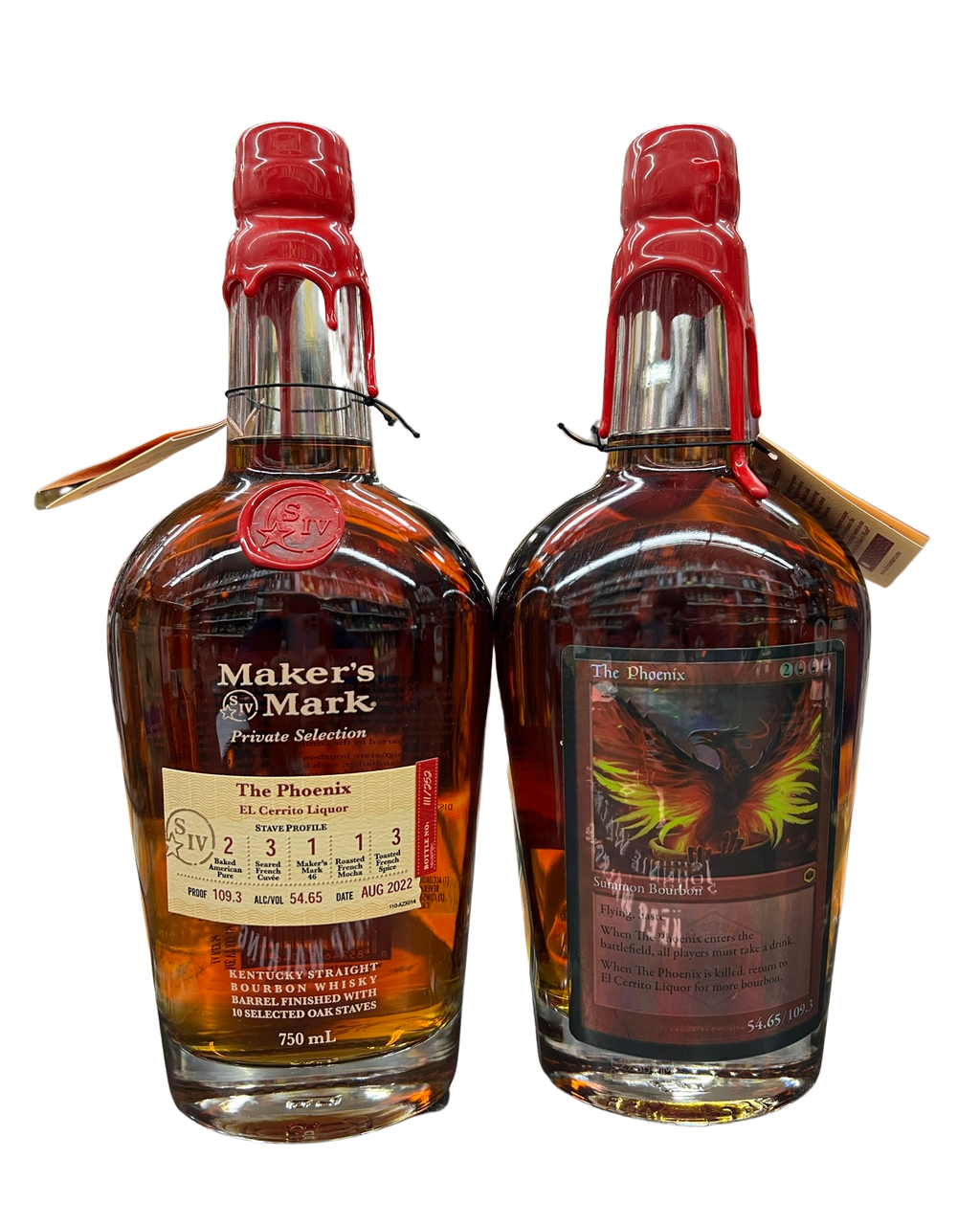 Maker’s Mark The Phoenix Single Barrel El Cerrito Liquor Store Pick Bourbon whiskey