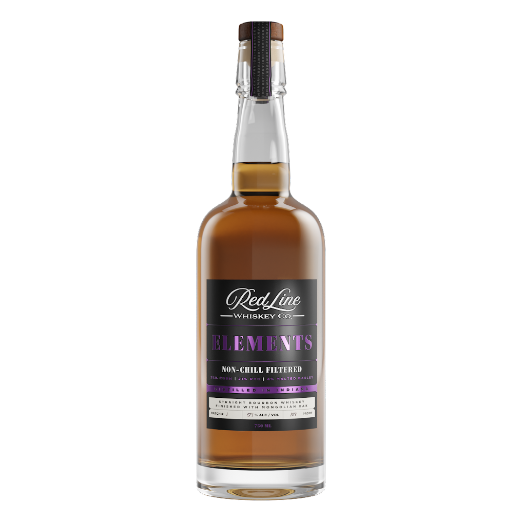 Red Line Elements Mongolian Oak Finished Batch #1 Straight Bourbon Whiskey 750ml