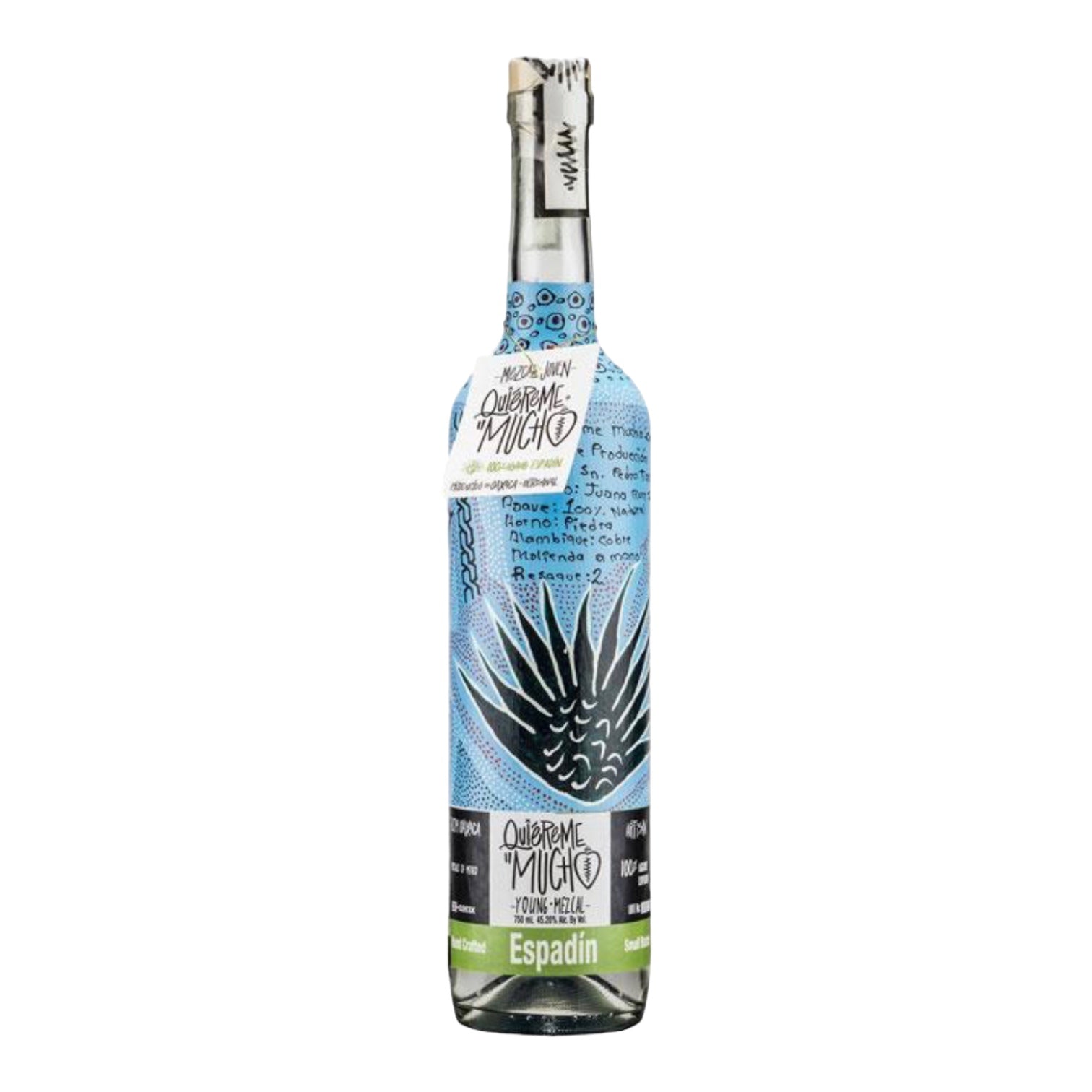 Quiereme Mucho Espadin Mezcal Joven 750ml