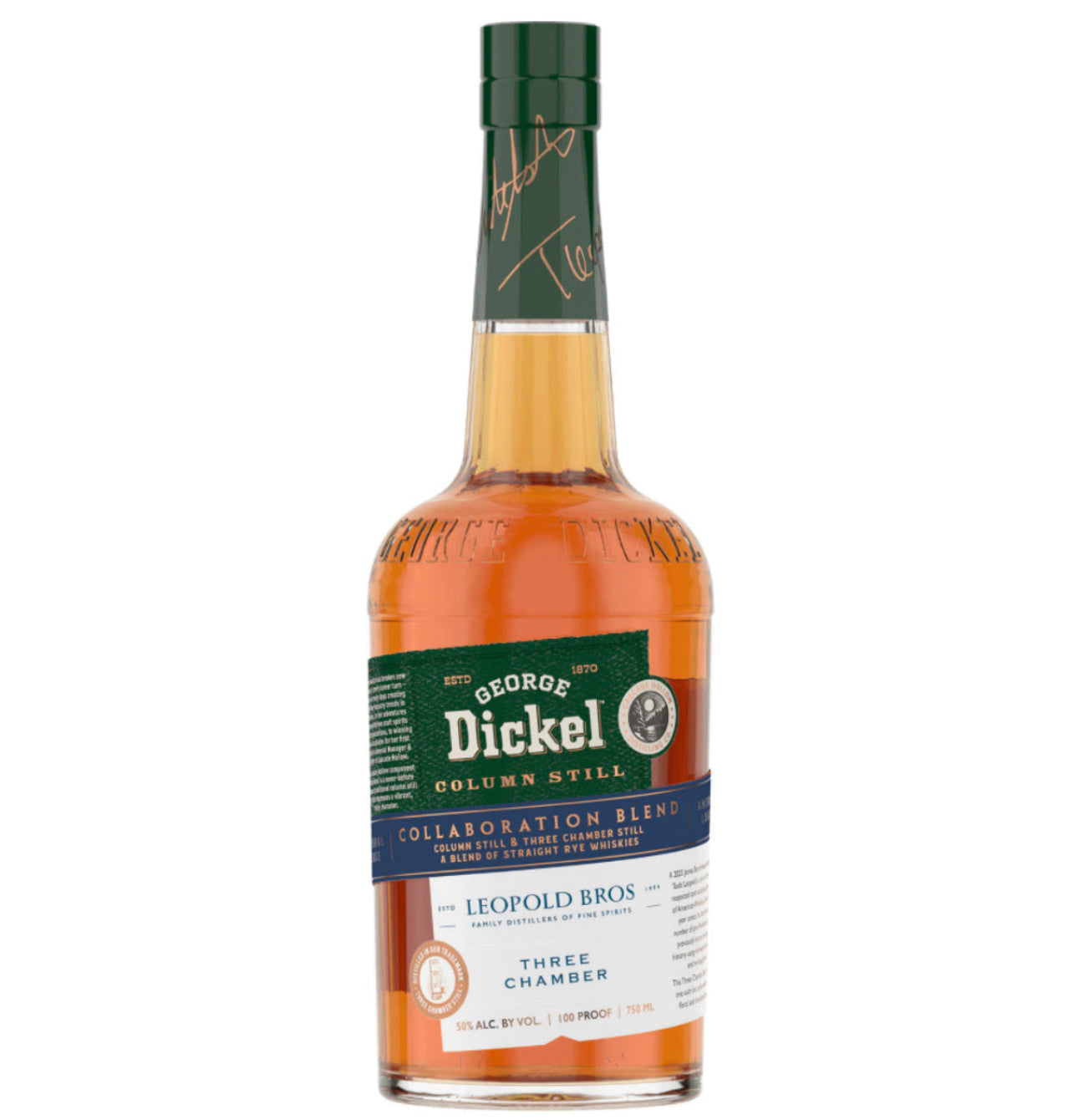 George Dickel x Leopold Bros Collaboration Blend Rye Whiskey 750ml