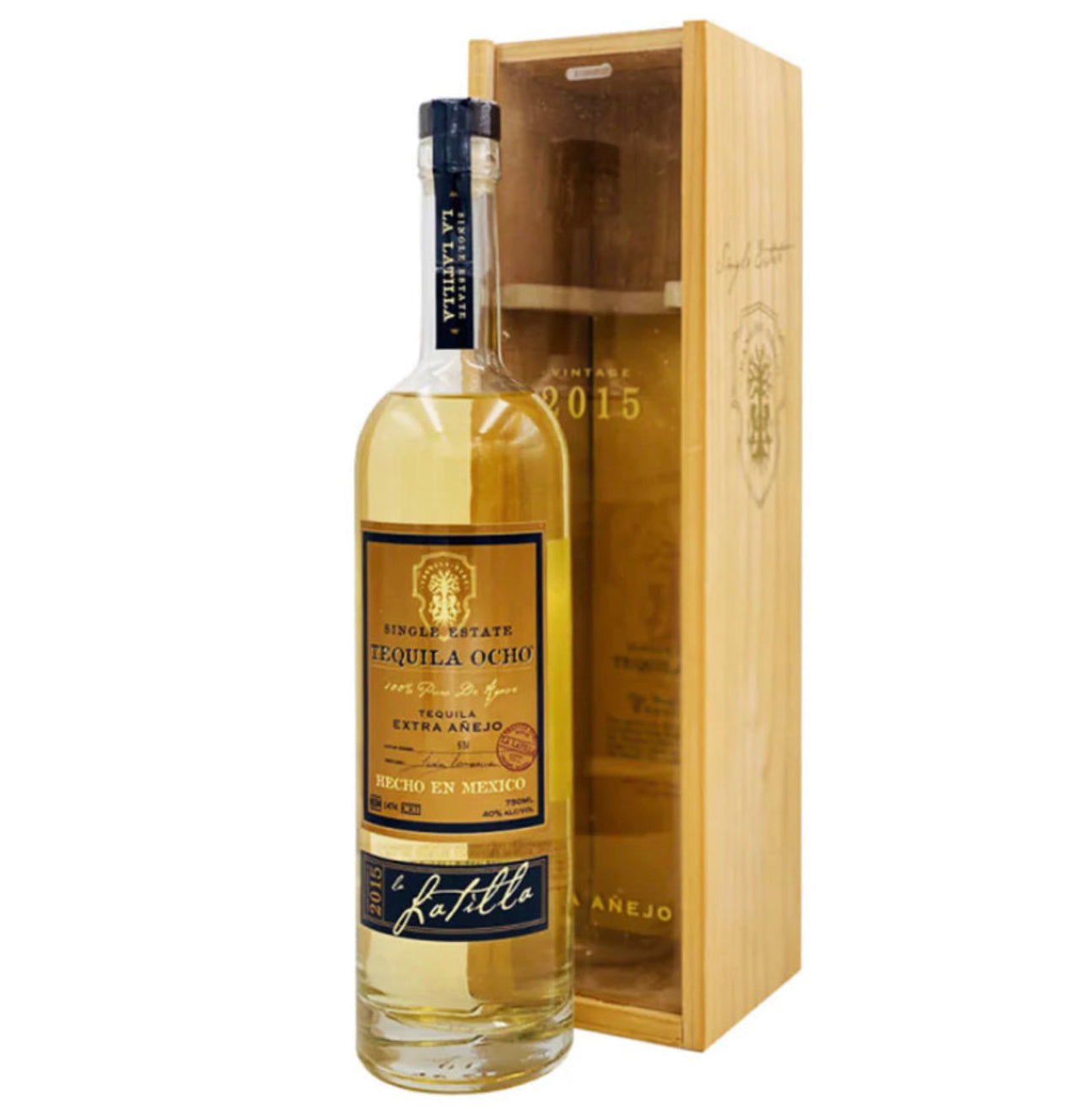 2019 Tequila Ocho Single Estate  La Laja Extra Anejo Tequila 750ml