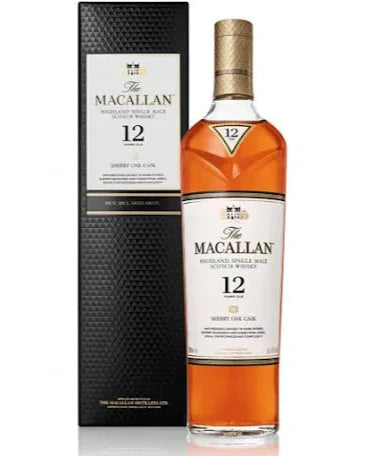 Macallan Sherry Oak Cask 12 Year Old Single Malt Scotch Whisky 750ml