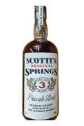 Scotti's Original Springs Private Stock 3 Year Old Straight Bourbon Whiskey 750ml
