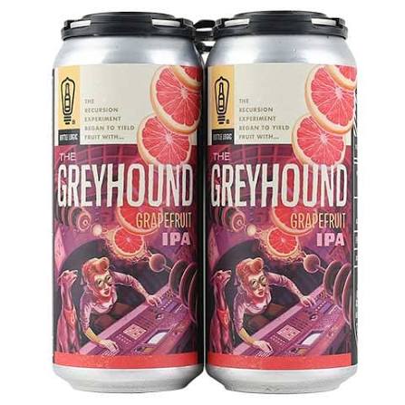 Bottle Logic Brewing The Greyhound Grapefruit India Pale Ale Beer 4-Pack