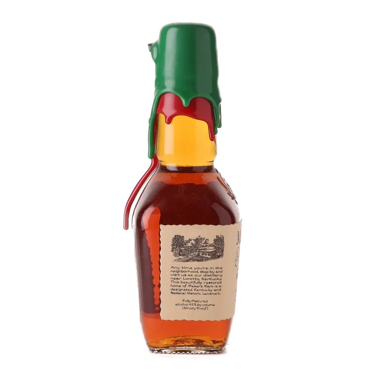 Maker's Mark Special Edition Green & Red Kentucky Straight Bourbon Whisky Signed 375ml