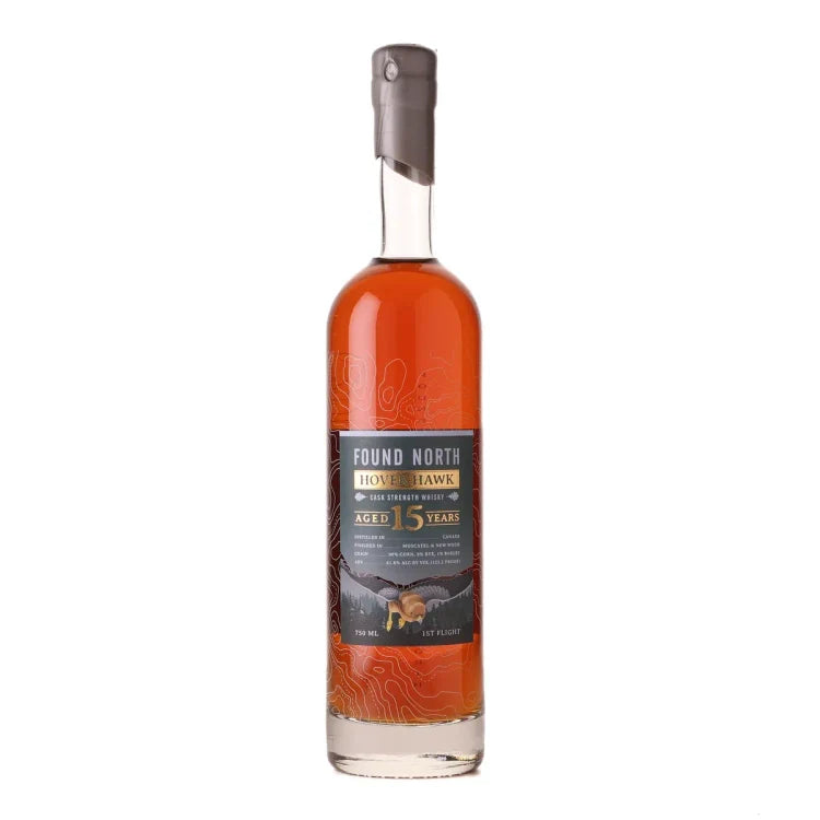 Found North Hover Hawk First Flight 15 Year Old Cask Strength Whisky 750ml