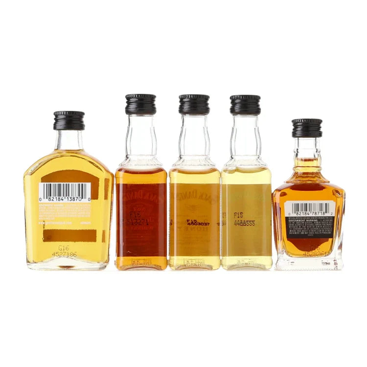 Jack Daniel's Family of Fine Spirits 50ml Bottle 5-Pack
