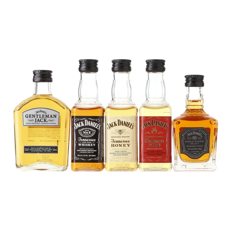 Jack Daniel's Family of Fine Spirits 50ml Bottle 5-Pack
