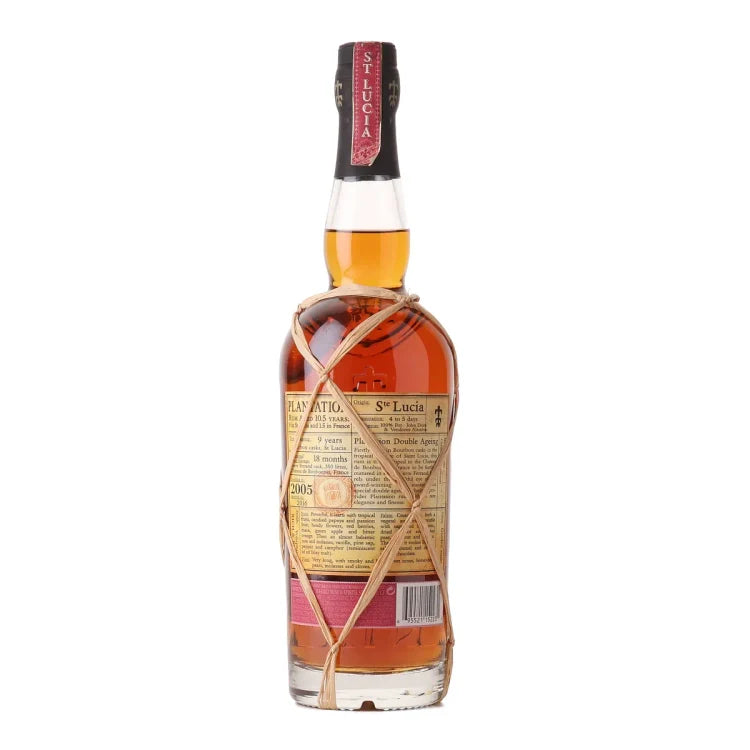 2005 Plantation 10 Year Old St Lucia Old Reserve Rum 750ml