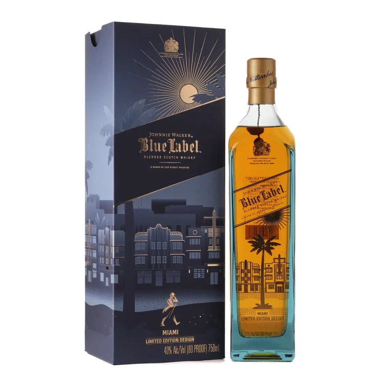 Johnnie Walker Blue Label Miami Limited Edition Blended Scotch Whisky 700ml