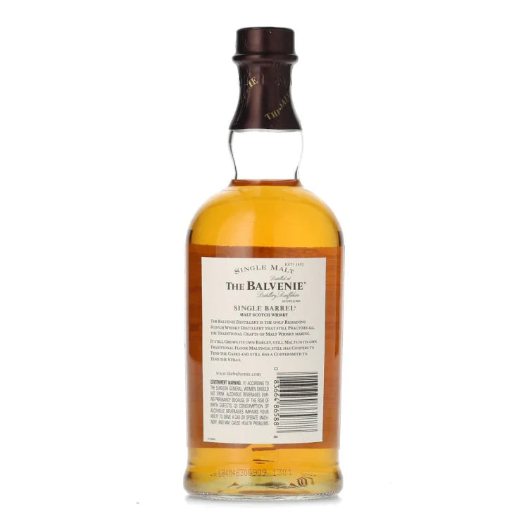 Balvenie 1978 Single Barrel Traditional Oak 25 Year Old Malt Scotch Whisky 750ml