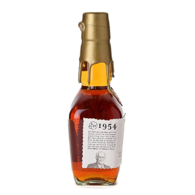 2004 Maker's Mark 50th Anniversary Gold Wax Kentucky Straight Bourbon Whisky 375ml